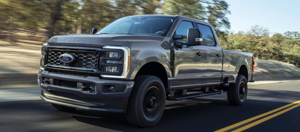 Right hand drive 2026 Ford F-250 Super Duty pickup truck from Autogroup International